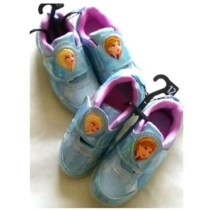 2-PAIRS OF GIRLS FROZEN TENNIS SHOES